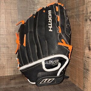 Worth Silencer Black with Orange Accents Glove-size 12.5 “